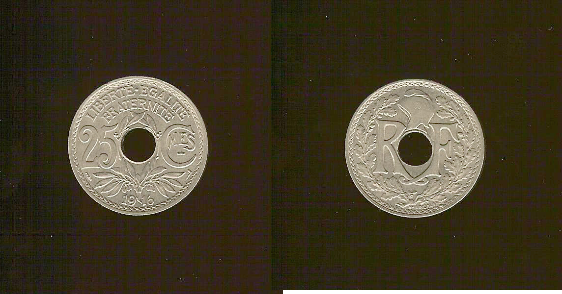 25 centimes Lindauer 1916 AU